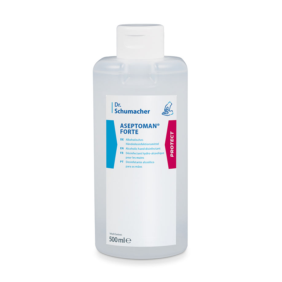 Produktbild Aseptoman® forte Händedesinfektionsmittel, 500 ml, Spenderflasche