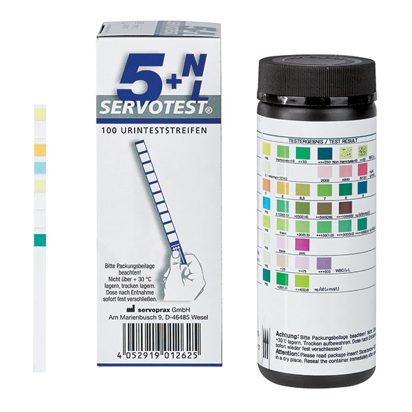 Produktbild Servotest® 5+NL Urinteststreifen, 100 Stück
