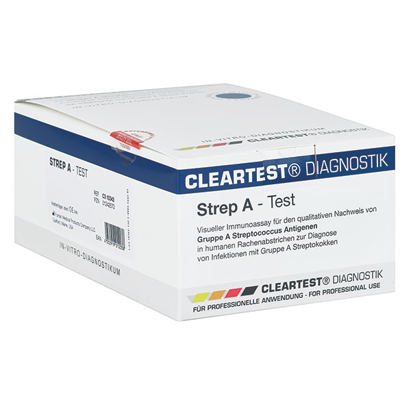 Produktbild ClearTest® Strep A Test Kassettenform, 5 Stück