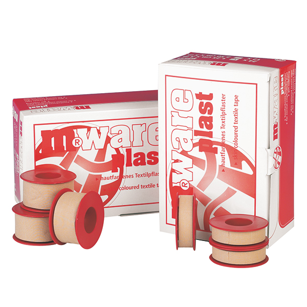 Produktbild m.ware plast Fixierpflaster, 1,25 cm x 5 m, 24 Stück