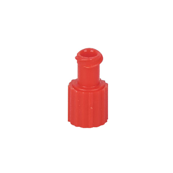 Produktbild Verschlusskappen / Verschlussstopfen für Luer-Lock Ansätze, rot