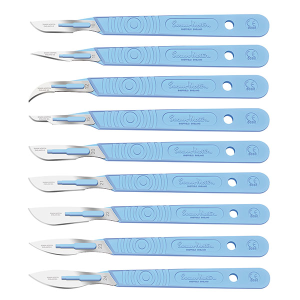 Produktbild Swann Morton Einmalskalpelle Fig. 11, 10 Stück