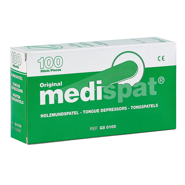 Produktbild Medispat Holzmundspatel, splitterfrei, unsteril, 100 Stück