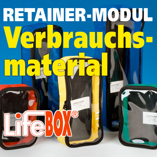 Produktbild Retainer Modultasche Lifebox M - Verbrauchsmaterial, schwarz