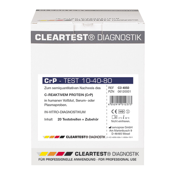 Produktbild Cleartest® CrP 10/40/80 (10/60), 10 Stück
