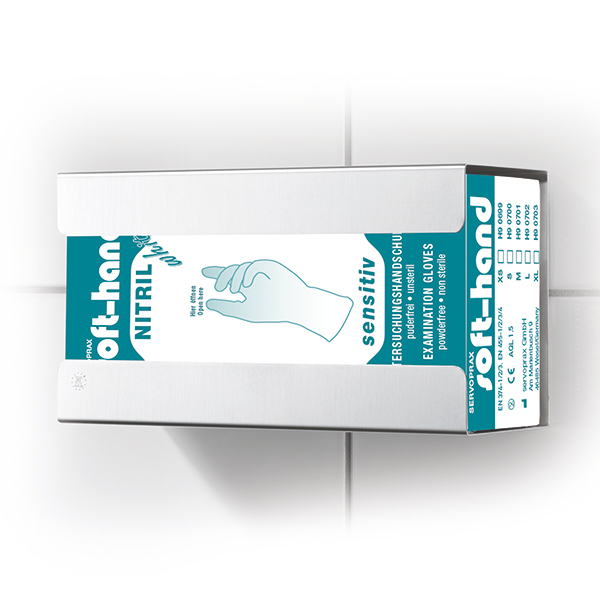 Produktbild Handschuhspender Fix 75 aus Edelstahl