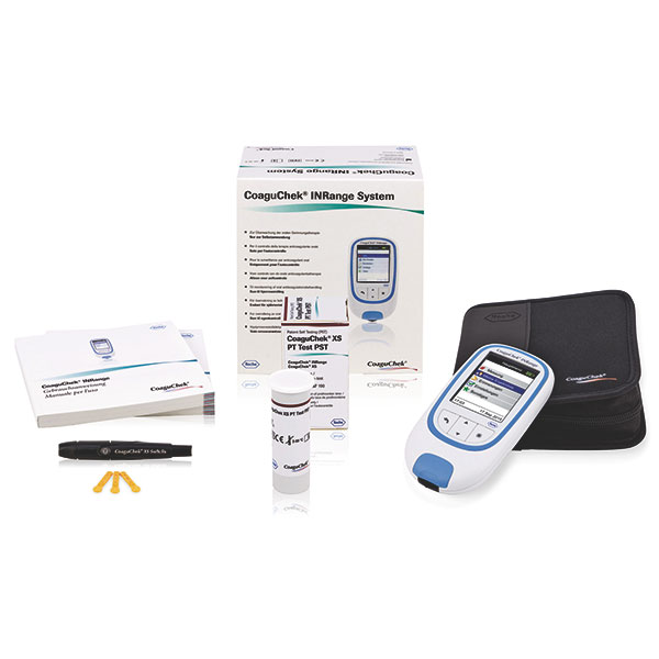 Produktbild CoaguChek® Inrange - Set inkl. Teststreifen und Zubehör