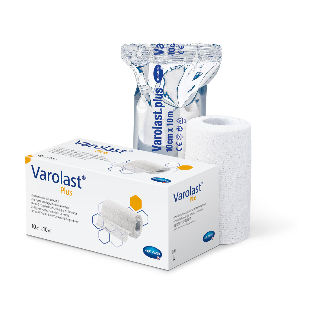 Produktbild Zinkleimbinde Varolast Plus 8 cm x 5 m, 16 Binden