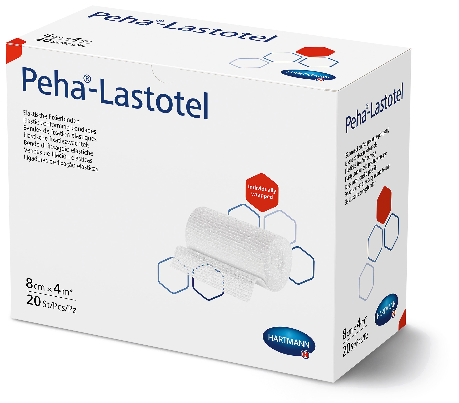 Fixierbinde Peha-Lastotel 10 cm x 4 m, 20 Binden Produktbild Fixierbinde Peha-Lastotel 10 cm x 4 m, 20 Binden
