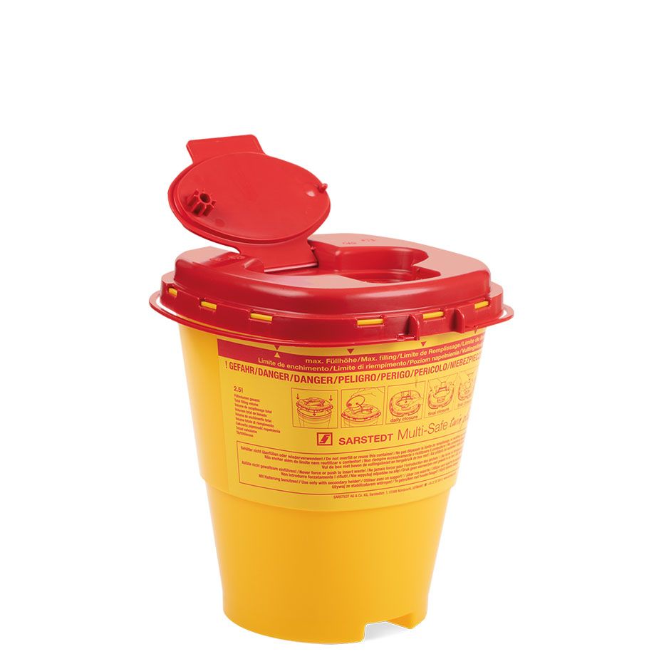Produktbild Kanülenabwurfbehälter Multi-Safe twin plus, 2500 ml