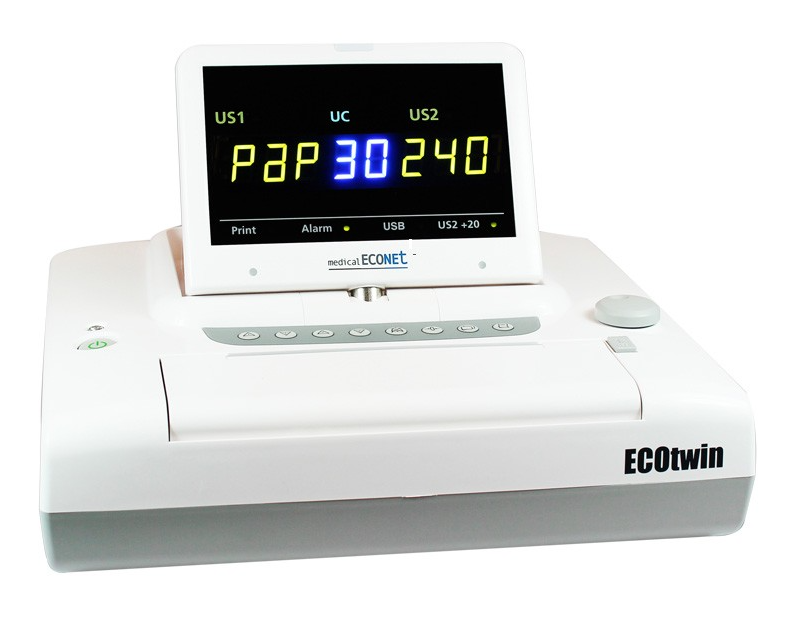 Produktbild Medical Econet Zwillings Fetalmonitor ECOtwin mit LED