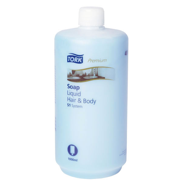 Produktbild Tork Premium Flüssigseife hair + body, 1 Liter, 6 Stück