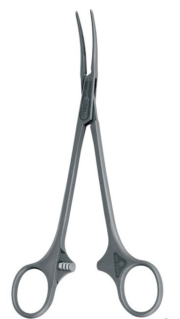 Produktbild SUSI Arterienklemmen zum Einmalgebrauch, 18,5 cm, gebogen, 20 Stück