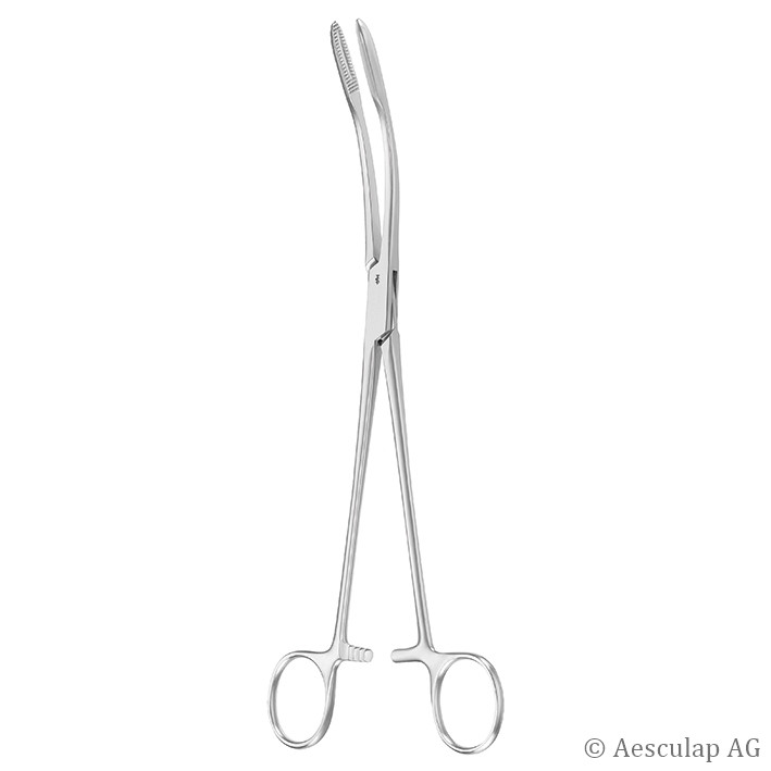 Produktbild Aesculap Maier-Kornzange mit Sperre, gebogen, 26 cm, 1 Stück