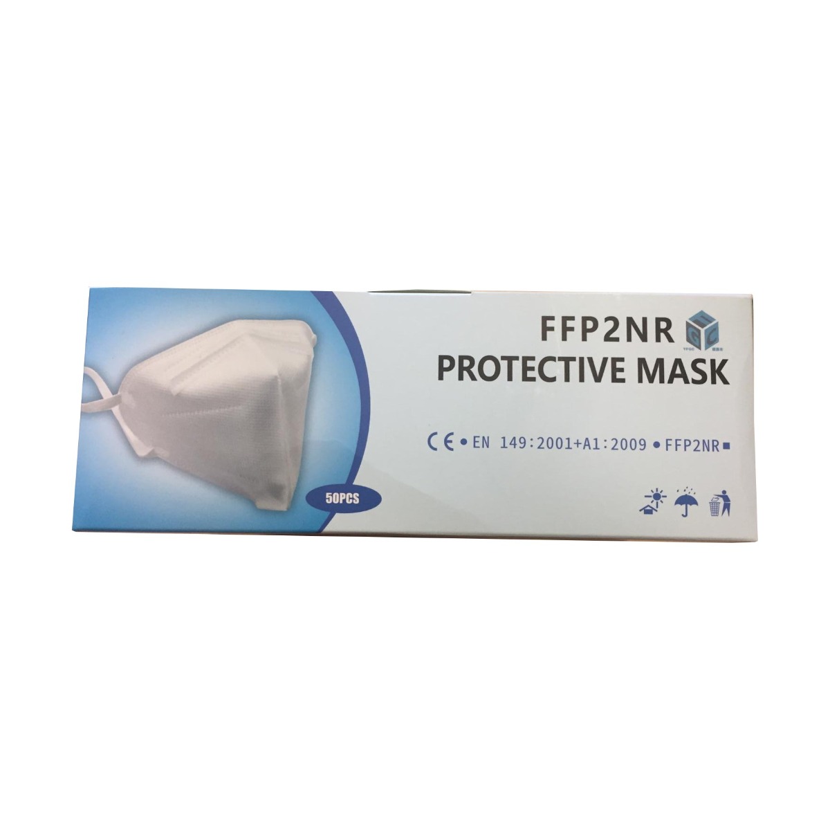 Produktbild Atemschutzmaske FFP 2 ohne Ventil, 5 x 10 Stück