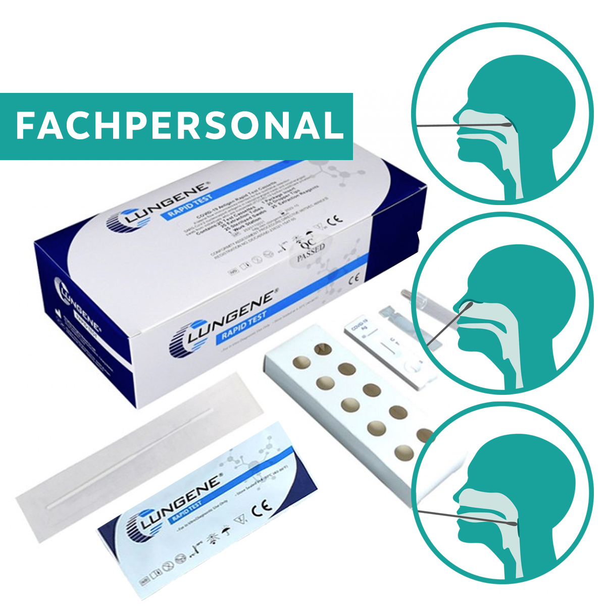 Produktbild Clungene SARS-CoV-2 Antigen Test, 25 Stück