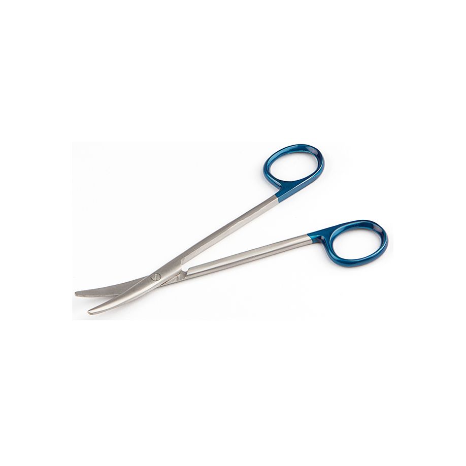 Produktbild Einweg-Metzenbaumschere steril, gebogen stumpf/stumpf 14,5 cm, 25 Stück