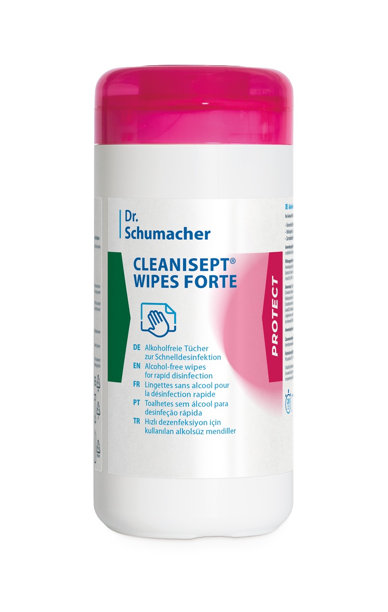 Produktbild Cleanisept® Wipes forte Desinfektionstücher, 14 x 20 cm, 100 Stück