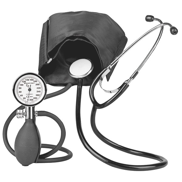 Produktbild Blutdruckmessgerät Pressure Man Privat mit Stethoskop