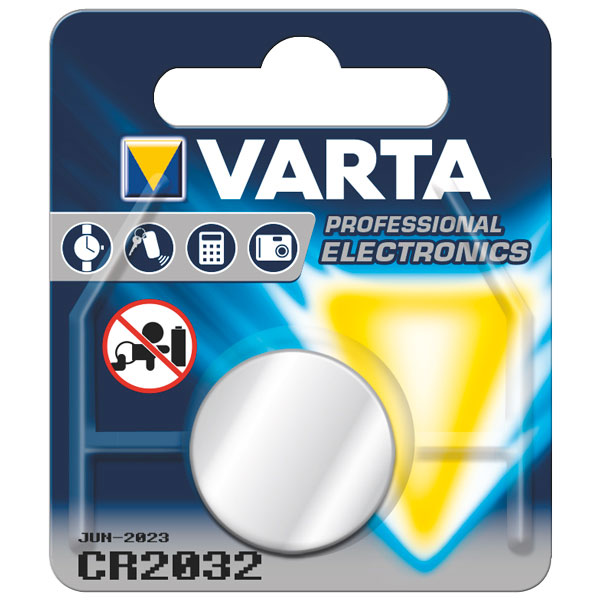 Produktbild Knopfbatterie Varta CR 2032 , 1 Stück