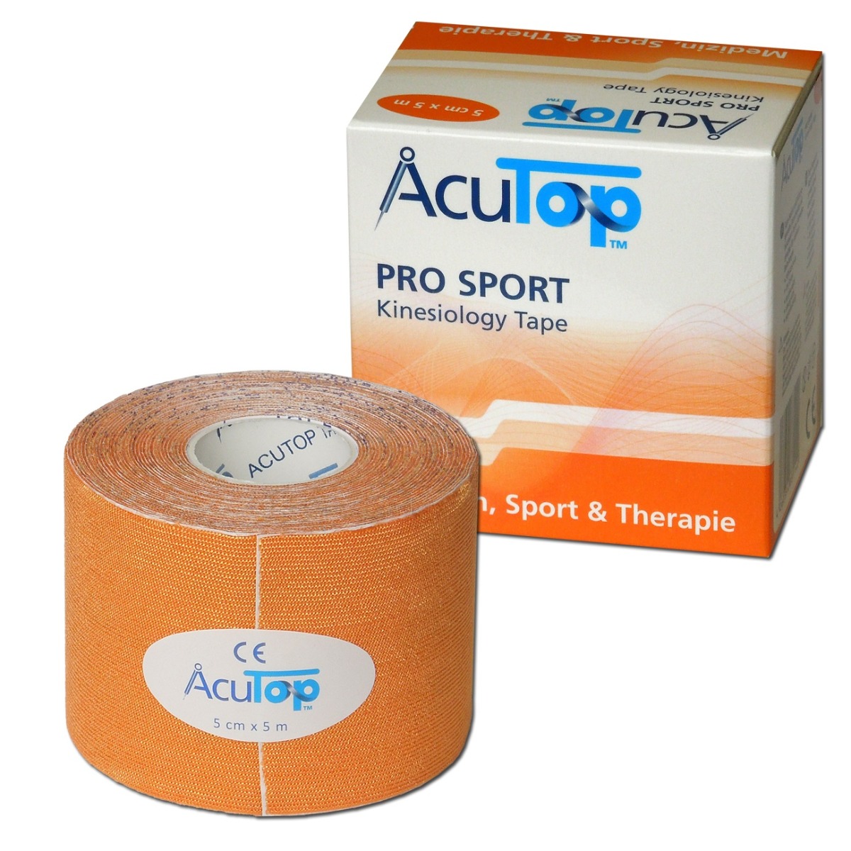 Produktbild AcuTop® Pro Sport Kinesiology Tape, 5 cm x 5 m, orange
