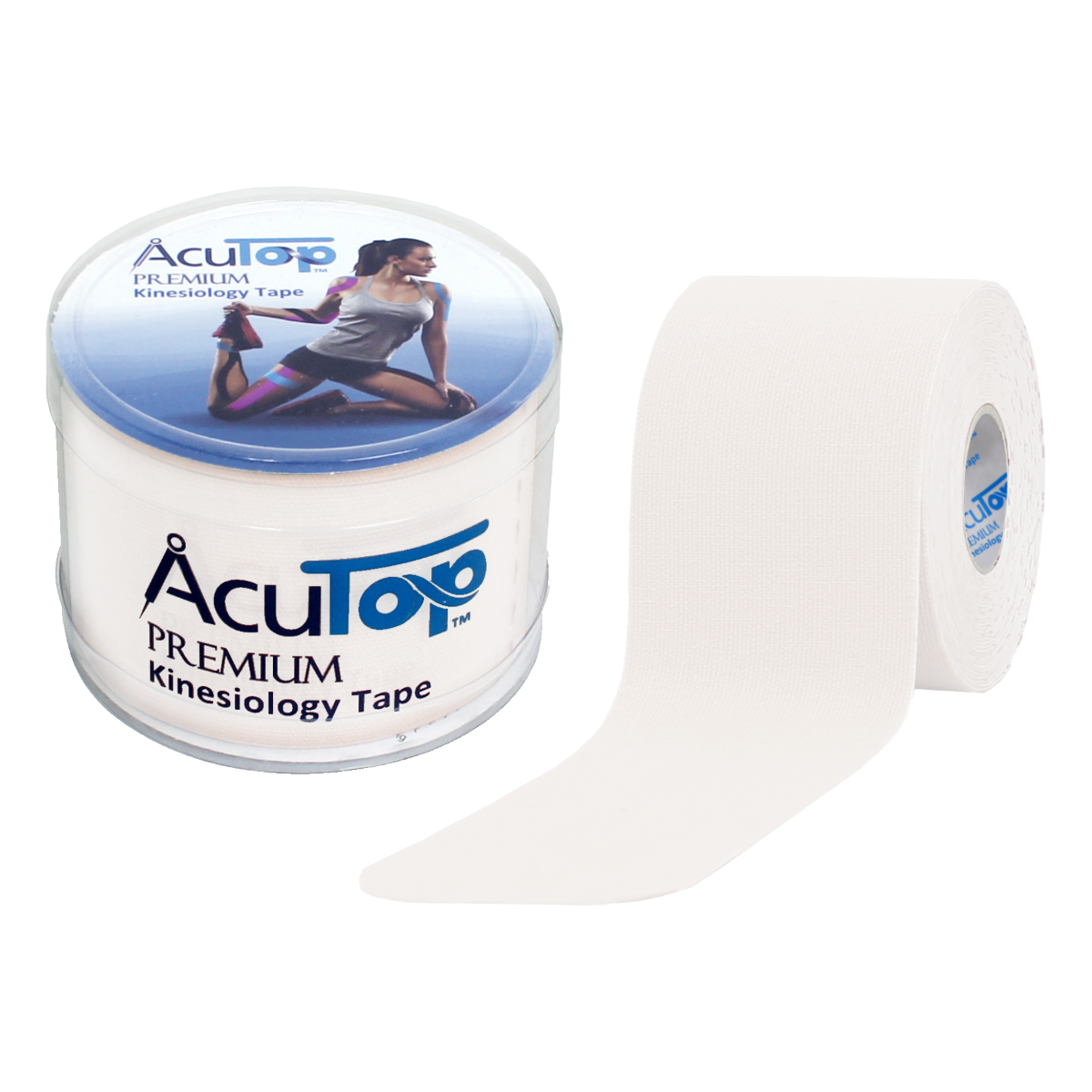 Produktbild AcuTop® Premium Kinesiology Tape, 5 cm x 5 m, weiß
