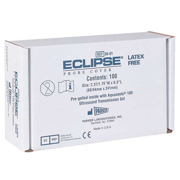 Produktbild Eclipse Ultraschall-Schutzhüllen 60 mm/44 mm B x 241 mm, 100 Stück