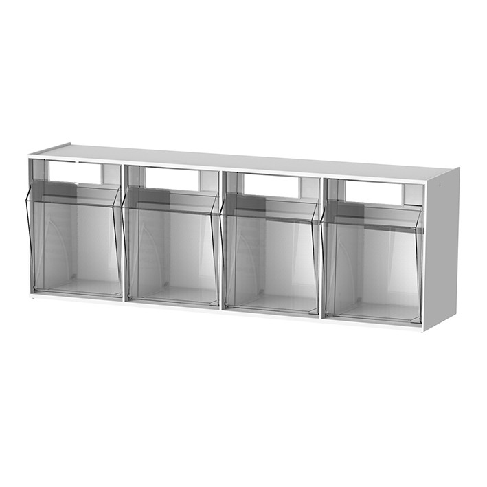 Produktbild Spritzen- & Kanülenspender, 4 Fächer, Wandmodell