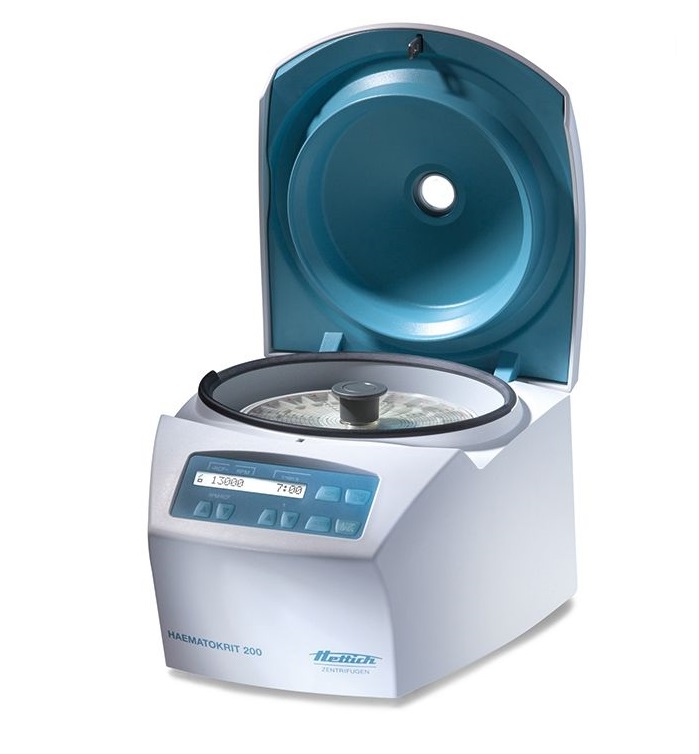 Produktbild Hettich HAEMATOKRIT 200 Zentrifuge, 208-240 V, mit Rotor