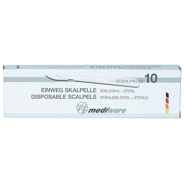 Produktbild Mediware Einmalskalpelle, 10 Stück