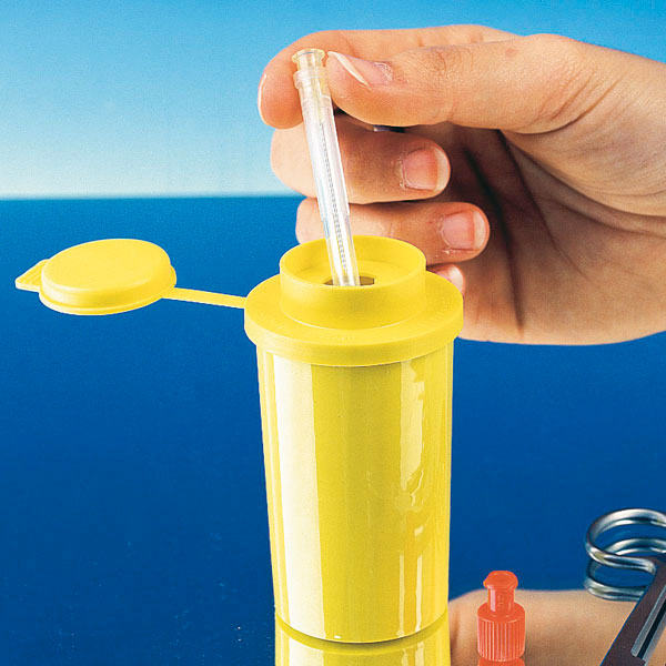 Produktbild Kanülenabwurfbehälter Servobox Standard, gelb mit rotem Deckel, 1500 ml, 1 Stück