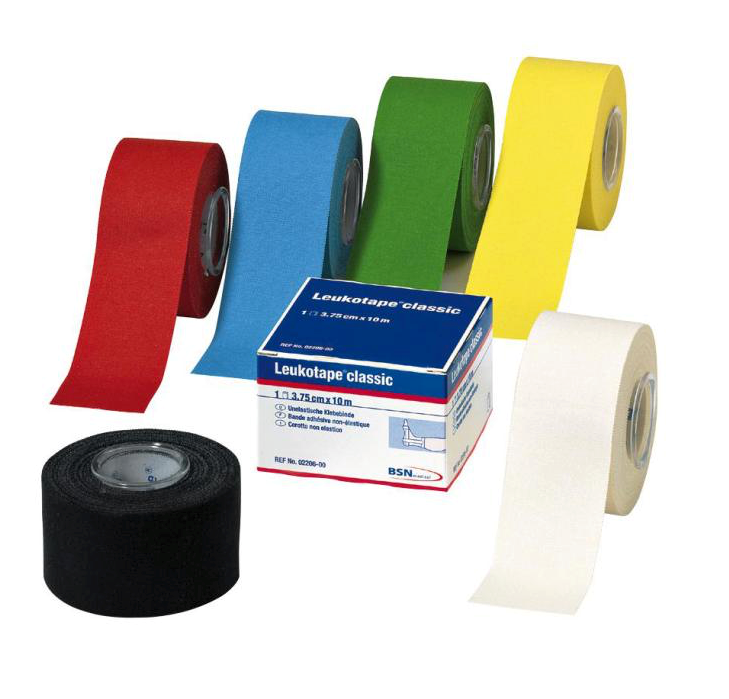Produktbild BSN Leukotape® Classic in Faltschachtel, 3,75 cm x 10 m, weiß, 5 Rollen