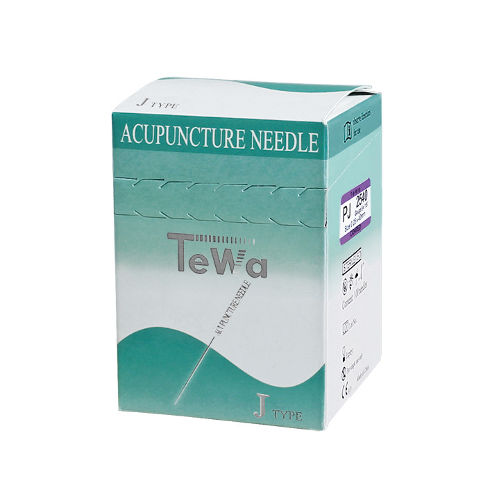 Produktbild Akupunkturnadeln TeWa Kunststoffgriff Typ PJ 0,25 x 40 mm, 100 Stück