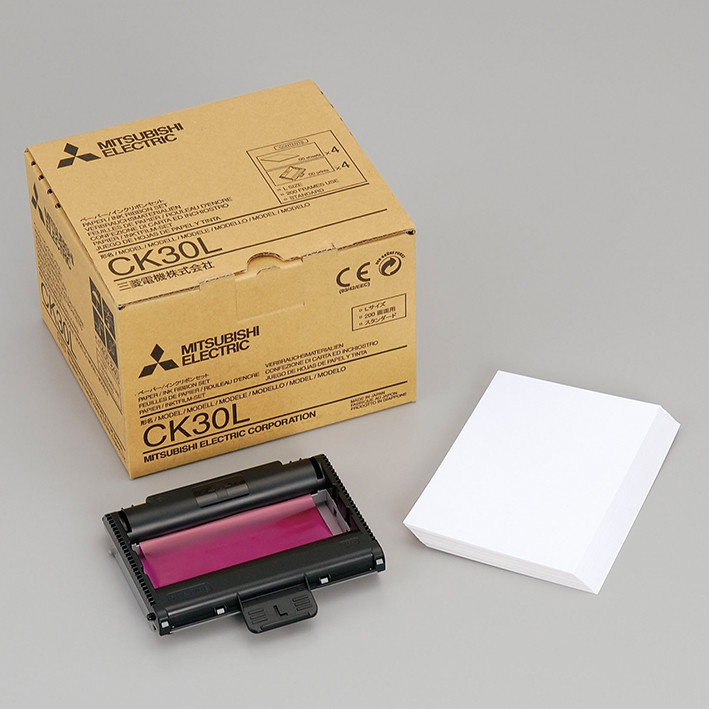 Produktbild Mitsubishi Electric Printerpapier & Farbträger CK30L, 200 Stück
