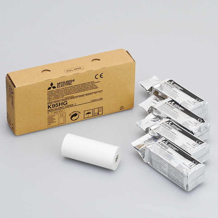 Produktbild Mitsubishi Electric Printerpapier K-95 HG, 5 Rollen