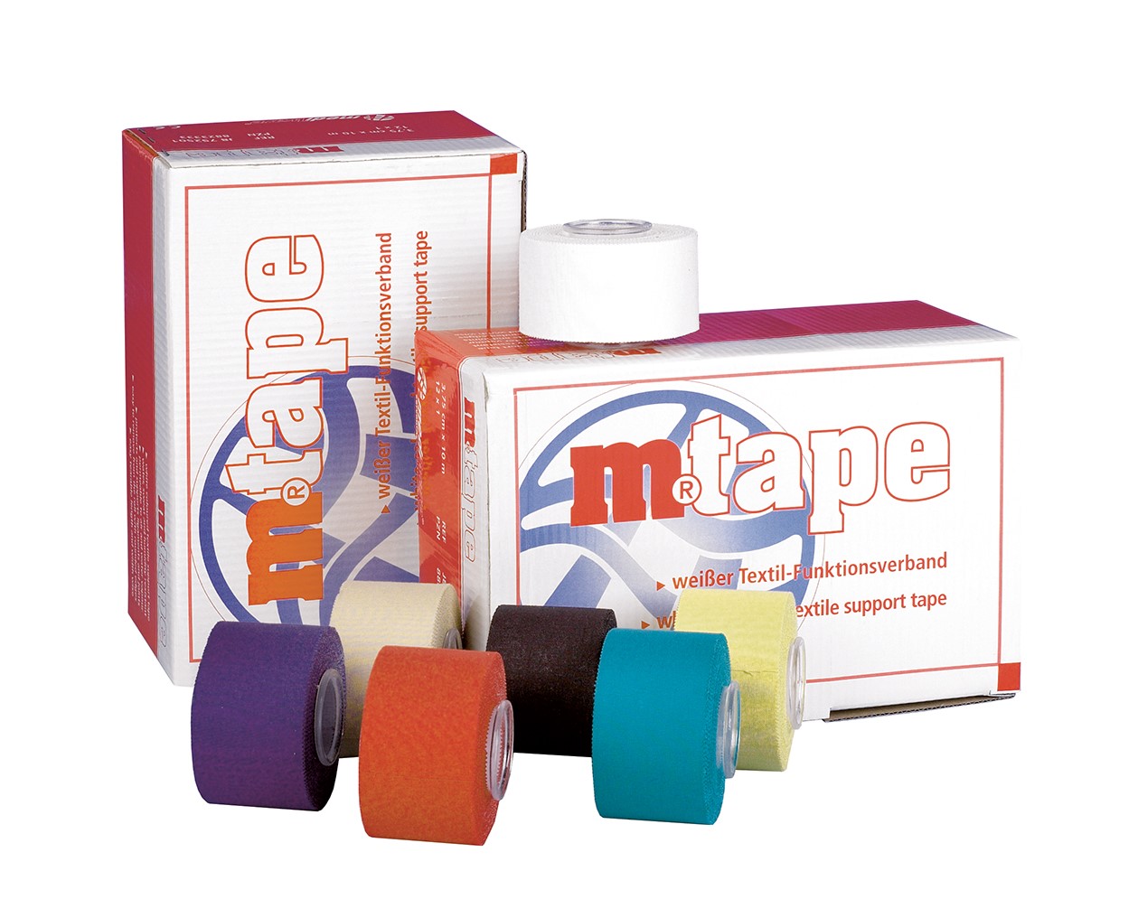 Produktbild M.tape, unelastischer Stützverband, 3,75 cm x 10 m, weiß