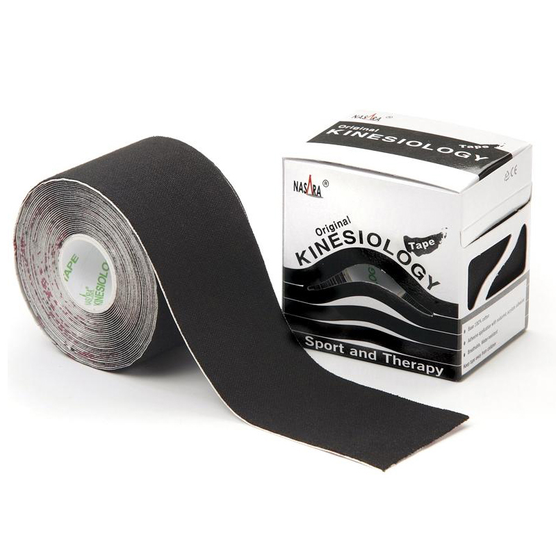 Produktbild Nasara Kinesiology Tape, 5 cm x 5 m, schwarz