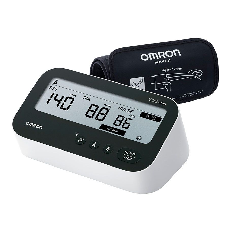 Produktbild Blutdruckmessgerät Omron M4 Connect AFib mit Oberarmmanschette