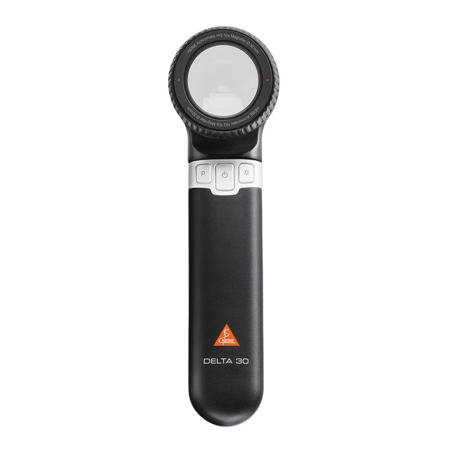 Produktbild Heine Dermatoskop DELTA 30 LED, mit DELTA 30 Kontaktscheibe, inkl. E4-USB Netzteil, Schwarz