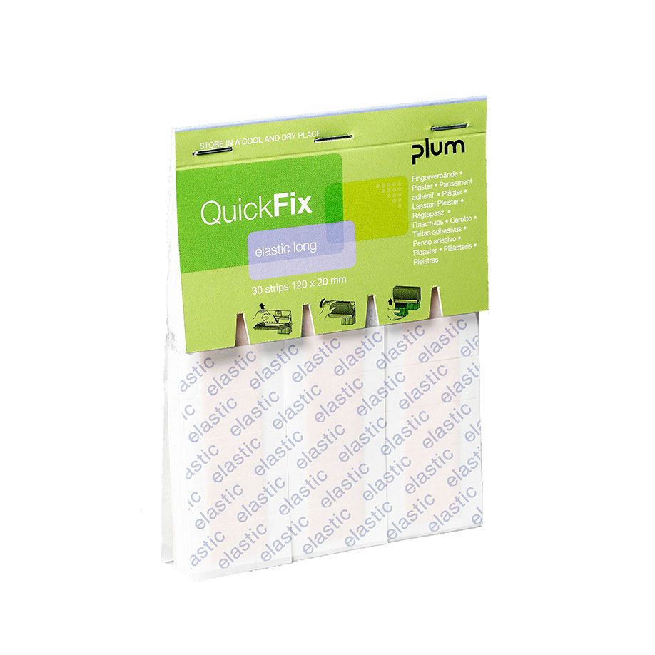 Produktbild Plum QuickFix Elastic long Refill Pflaster, 12 x 2 cm, 30 Stück