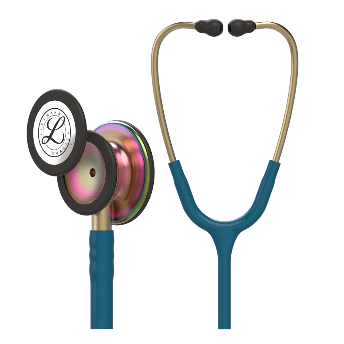 Produktbild Stethoskop Littmann Classic lll, Regenbogen Edition, karibikblau