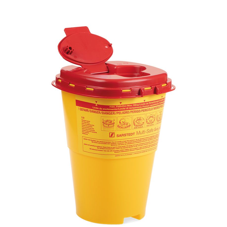Produktbild Kanülenabwurfbehälter Multi-Safe twin plus, 3000 ml