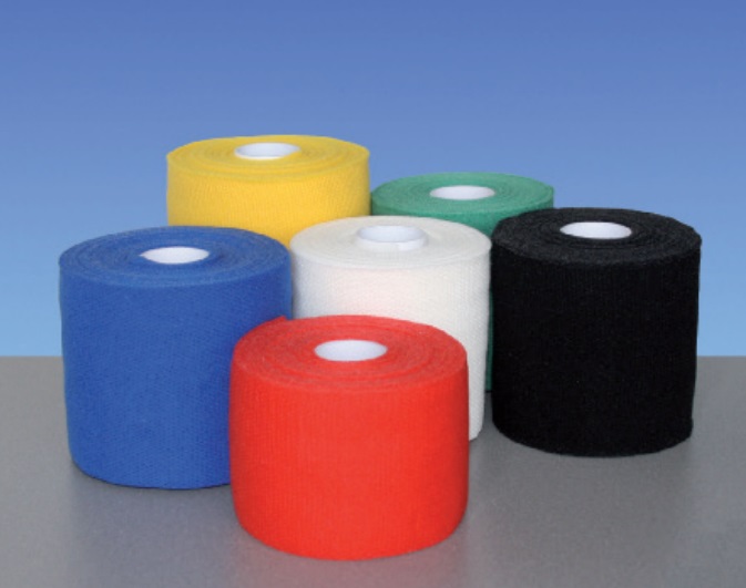 Produktbild TRIGOmull haft kohäsive Fixierbinde, rot, 10 cm x 20 m, 6 Stück