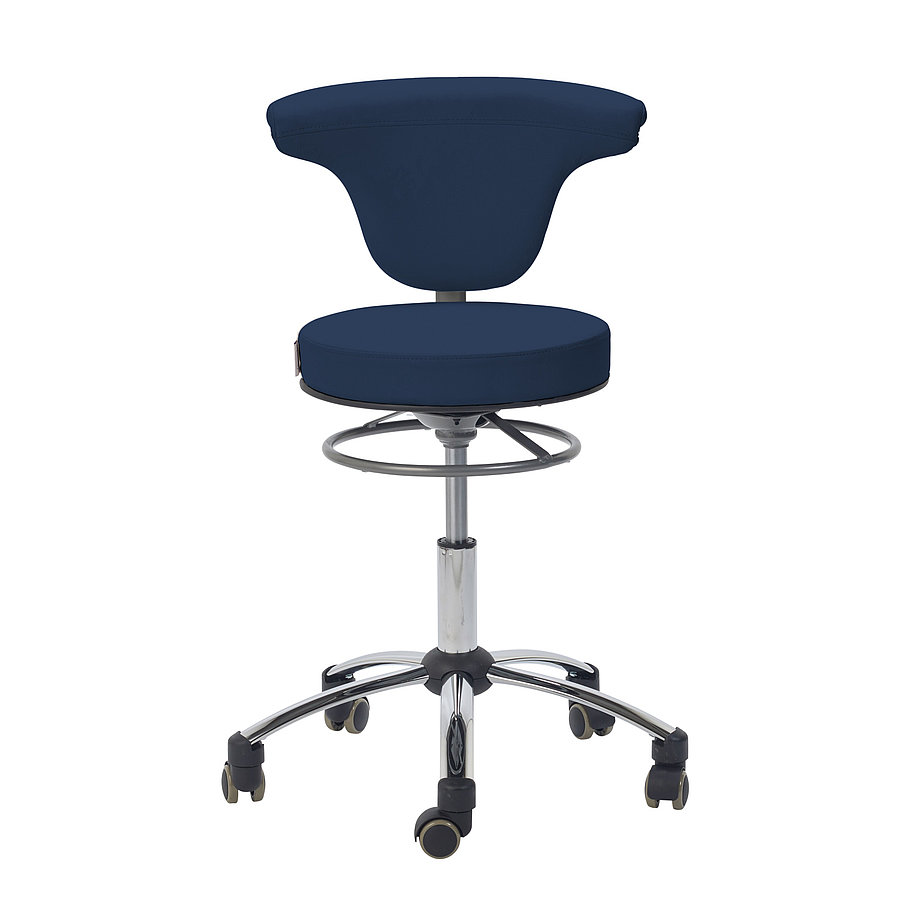 Produktbild Teqler Praxis-Drehstuhl, blau
