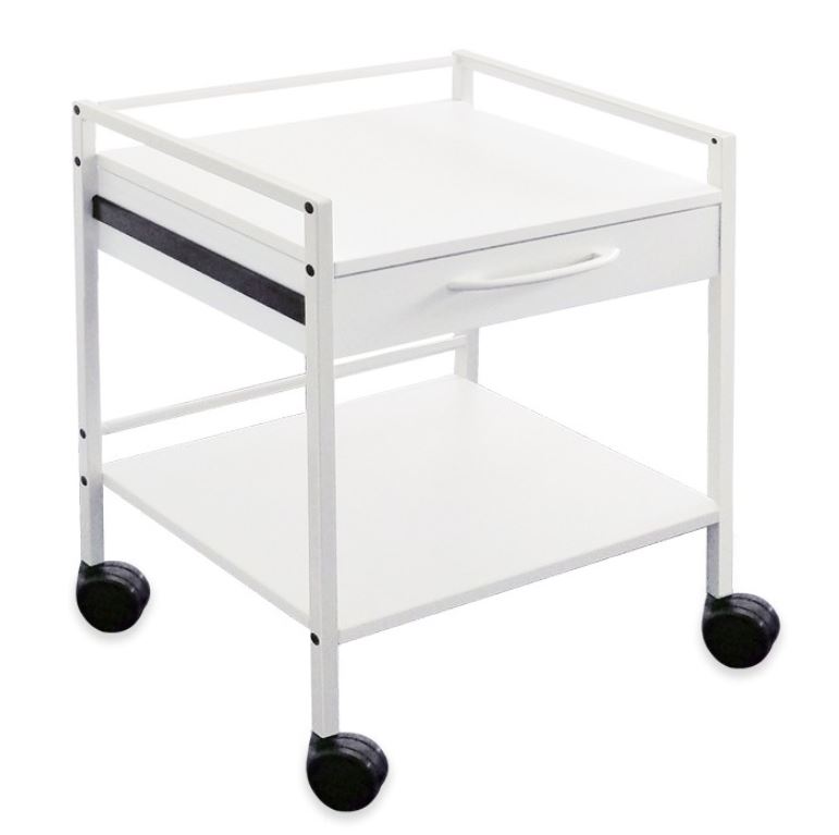 Produktbild Universalwagen grauweiß mit 1 Schublade