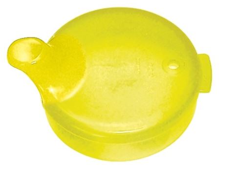 Produktbild Schnabelbecher Oberteil gelb 12 mm Öffnung, 100 Stück