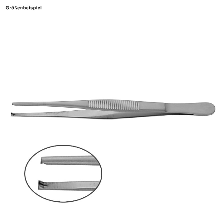 Produktbild Zepf Chirurgische Pinzette, 1 x 2 Zähne, 14,5 cm, 1 Stück