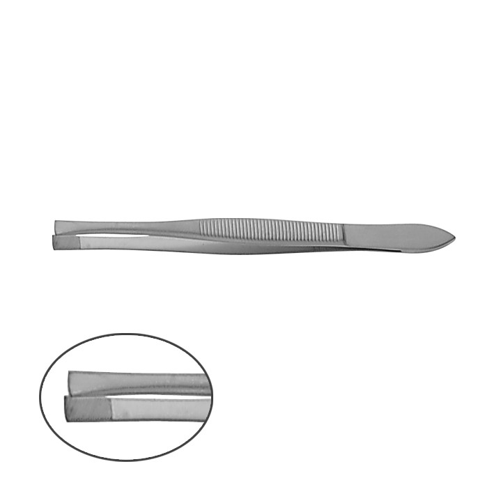Produktbild Zepf Cilienpinzette schräg, 9 cm, 1 Stück