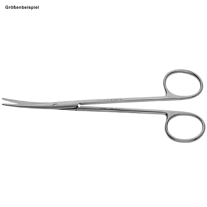 Produktbild Zepf Metzenbaumschere, gebogen - stumpf/stumpf, 14 cm, 1 Stück