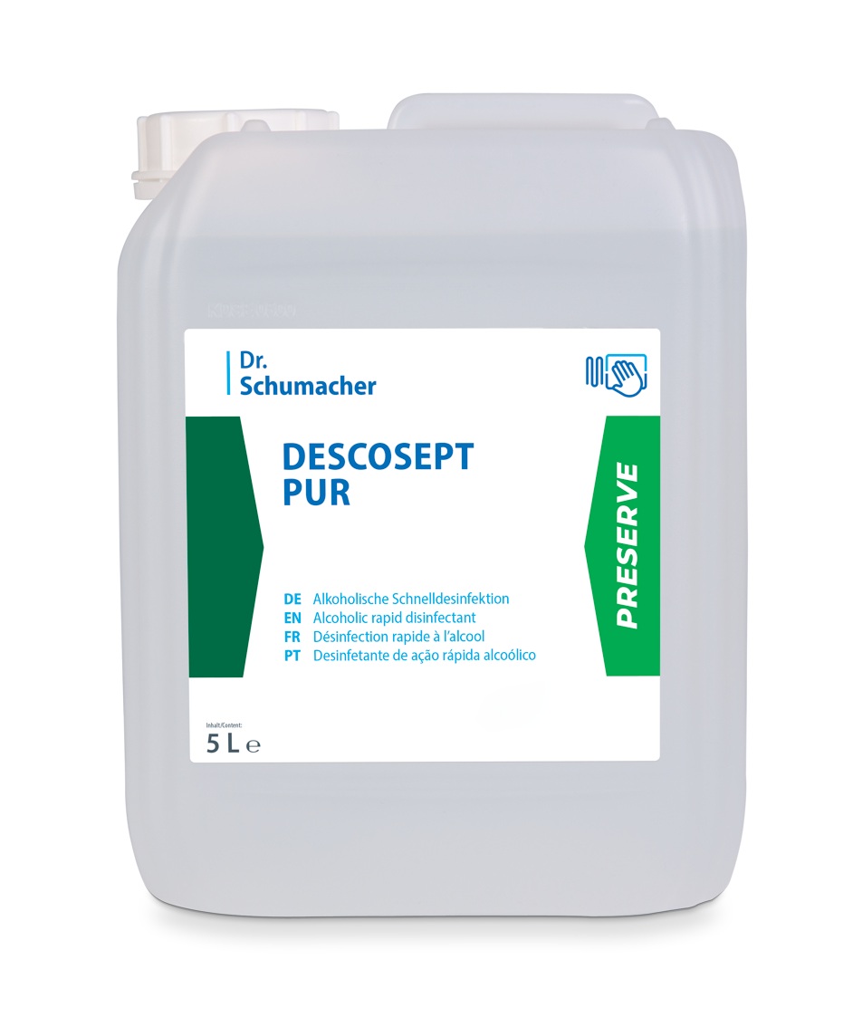 Descosept Pur Flächendesinfektionsmittel, Kanister 5 l Produktbild Descosept Pur Flächendesinfektionsmittel, Kanister 5 l